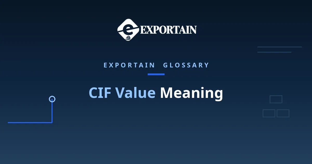 Navy title card: CIF Value Meaning: How Customs Uses CIF Value to Calculate Duty