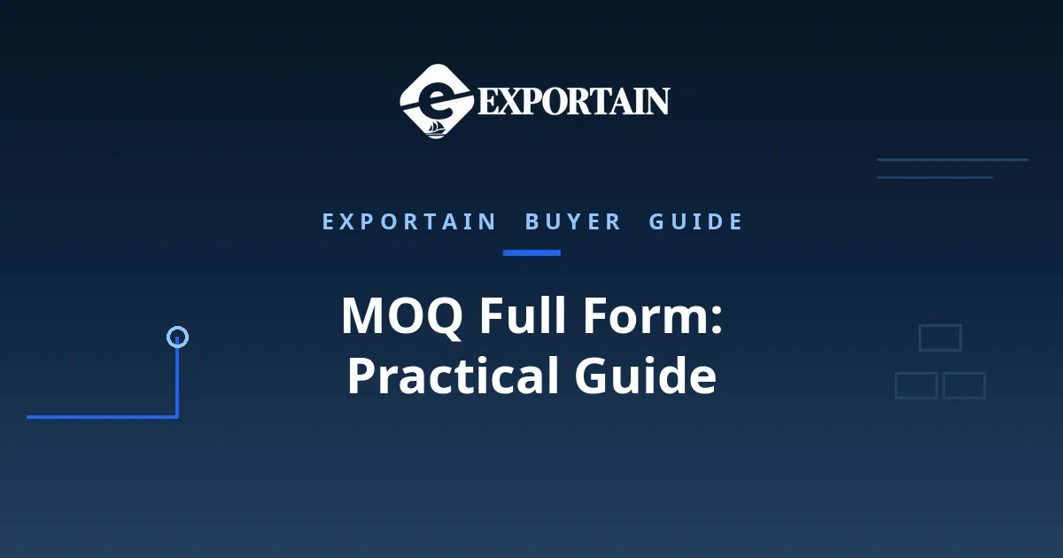 Navy title card: MOQ Full Form: Practical Guide