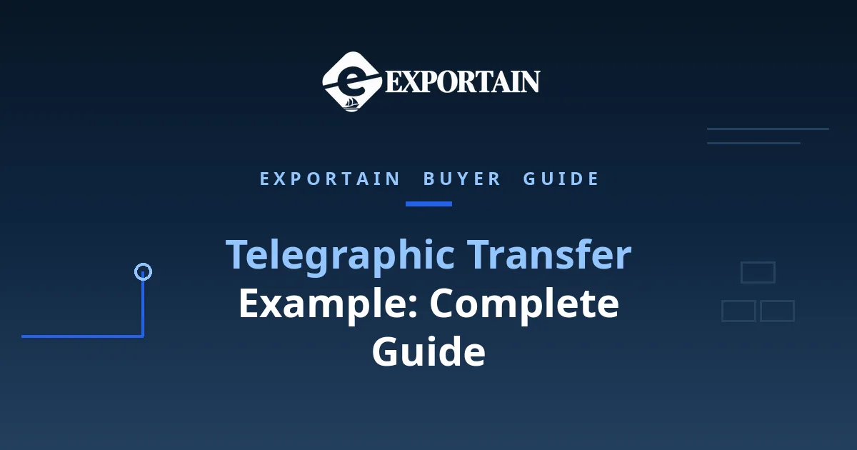 Navy title card: Telegraphic Transfer Example: Complete Guide