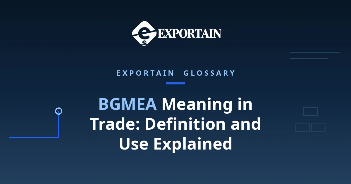 Navy title card: BGMEA Meaning in Trade, Definition and Use Explained