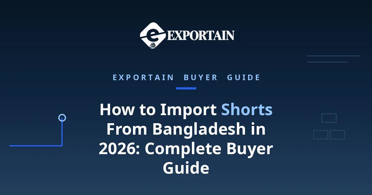 Navy title card: How to Import Shorts From Bangladesh