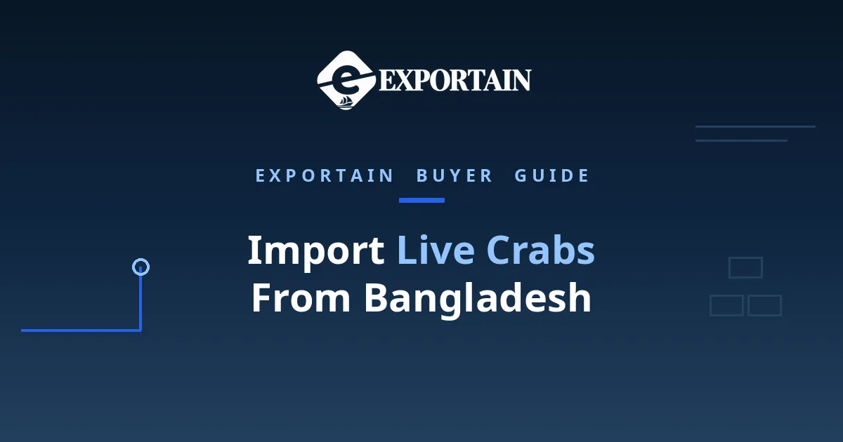 Navy title card: How to Import Live Crabs From Bangladesh