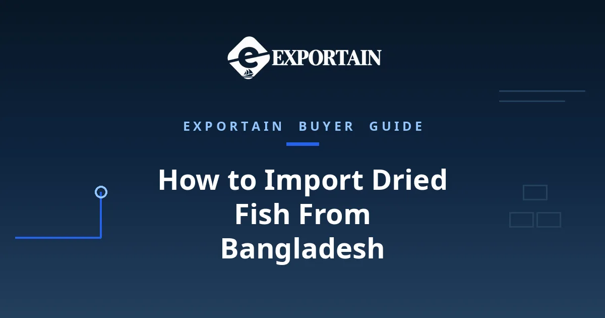 Navy title card: How to Import Dried Fish From Bangladesh