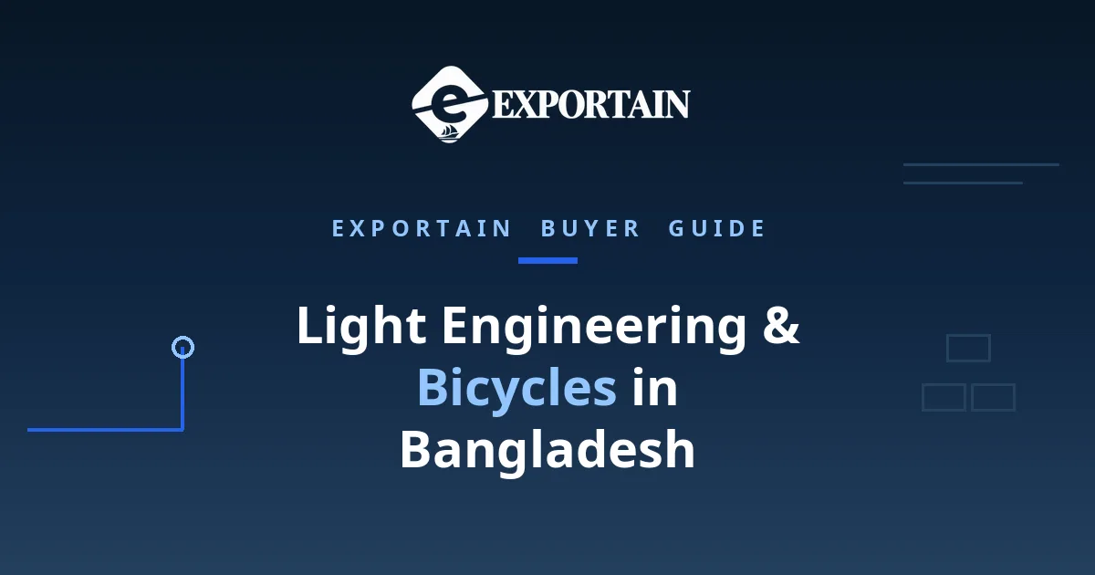 Navy title card: Light Engineering and Bicycles Industry in Bangladesh buyer guide