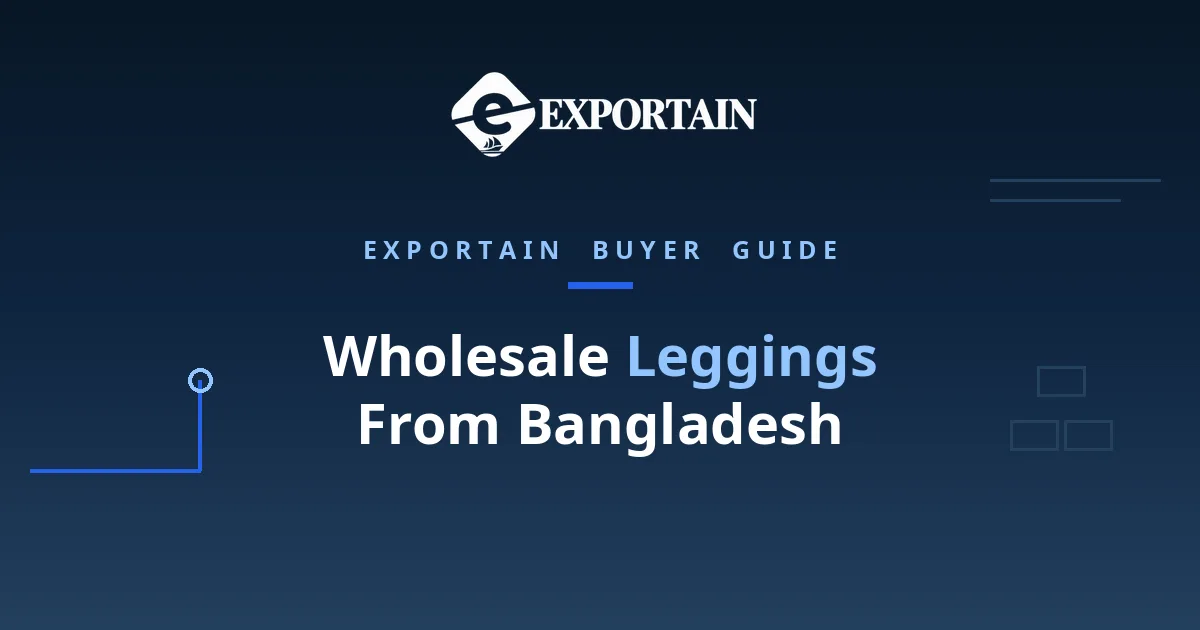 Navy title card: Wholesale Leggings From Bangladesh, prices and MOQ guide
