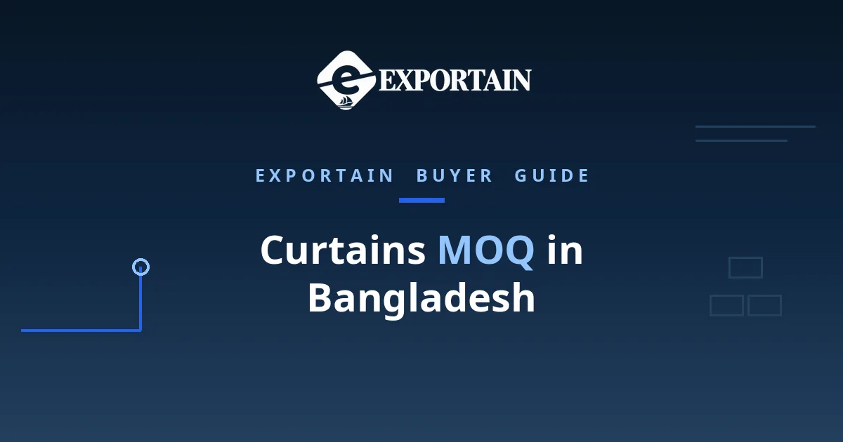 Navy title card: Curtains MOQ in Bangladesh, what sets the minimum