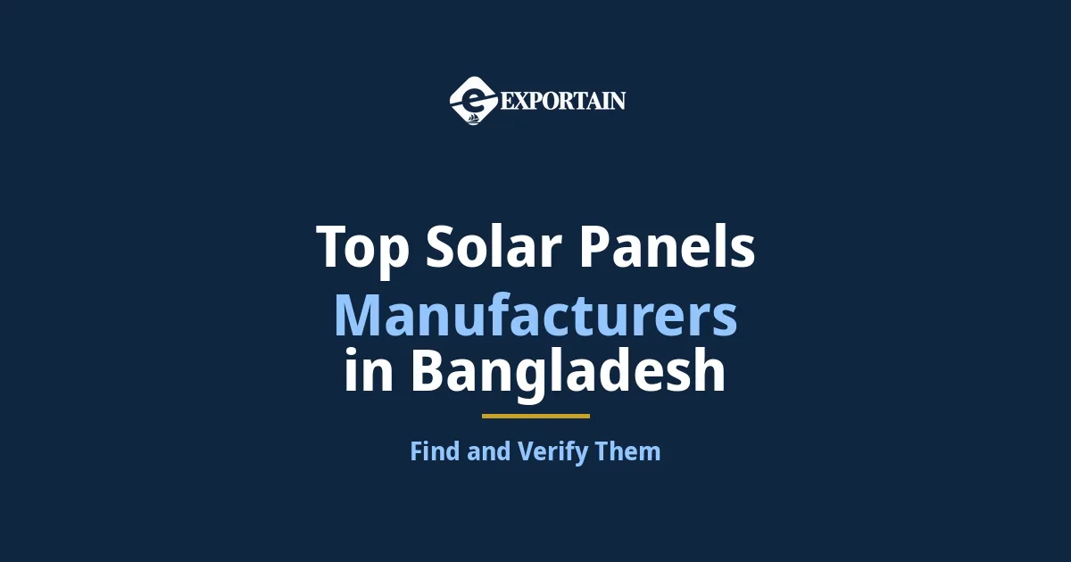 Navy title card: Top Solar Panels Manufacturers in Bangladesh buyer guide