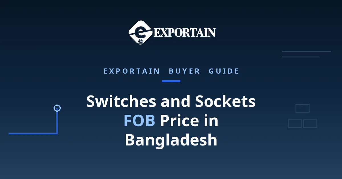 Navy title card: Switches and Sockets FOB Price in Bangladesh