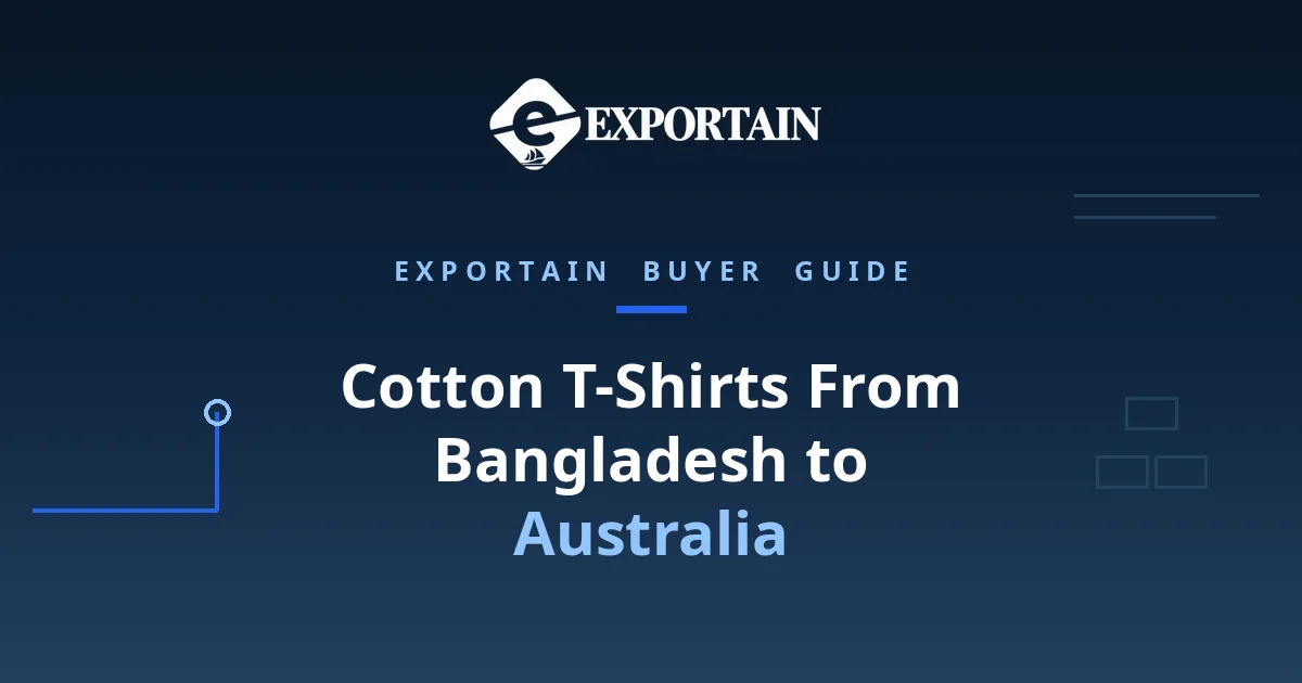 Navy title card: Cotton T-Shirts From Bangladesh to Australia