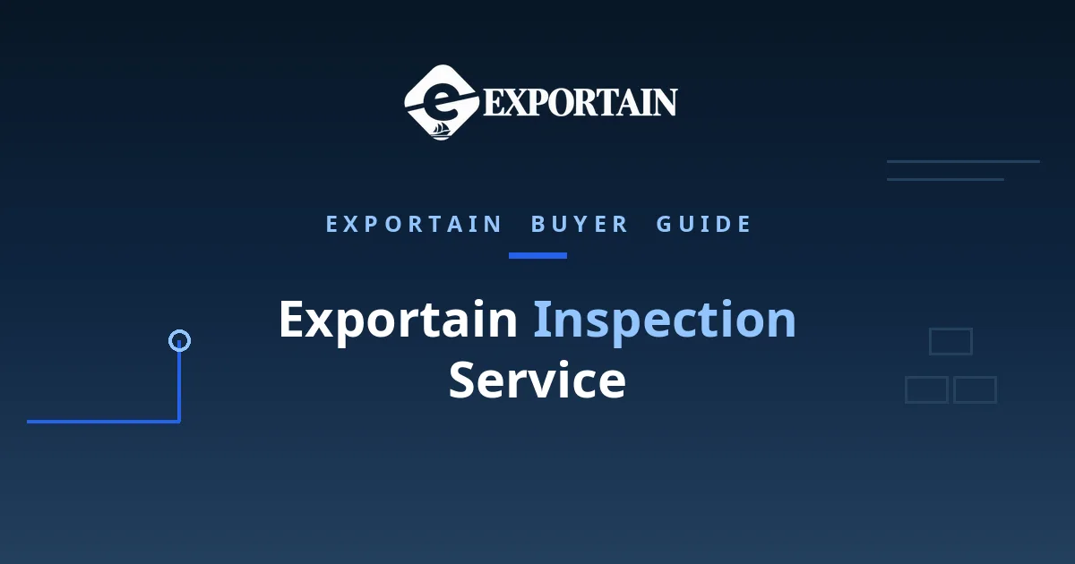 Navy title card: Exportain Inspection Service