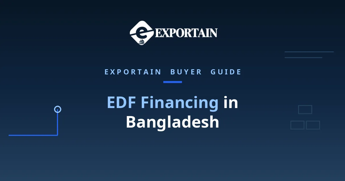 Navy title card: EDF Financing in Bangladesh