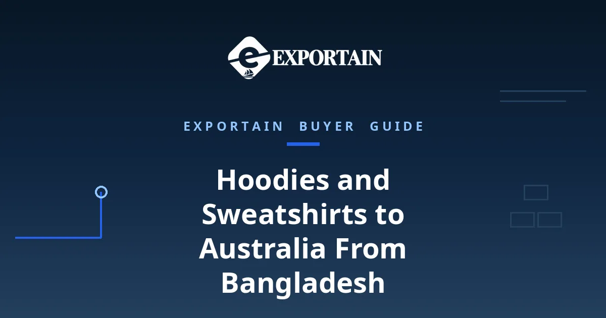 How to Import Hoodies and Sweatshirts From Bangladesh to Australia – hoodies and sweatshirts prepared for export in a clean