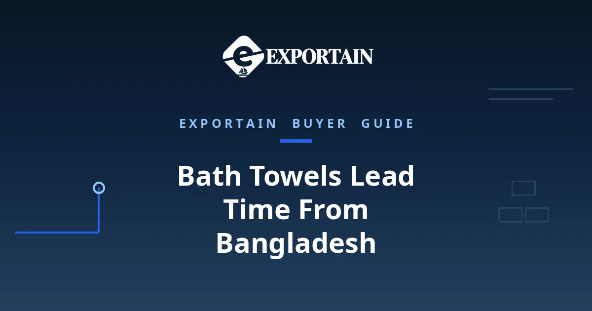 Bath Towels Lead Time From Bangladesh – bath towels prepared for export in a clean