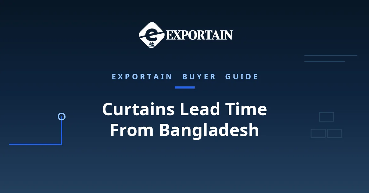 Curtains prepared for export in a clean, modern Bangladeshi production and packing facility