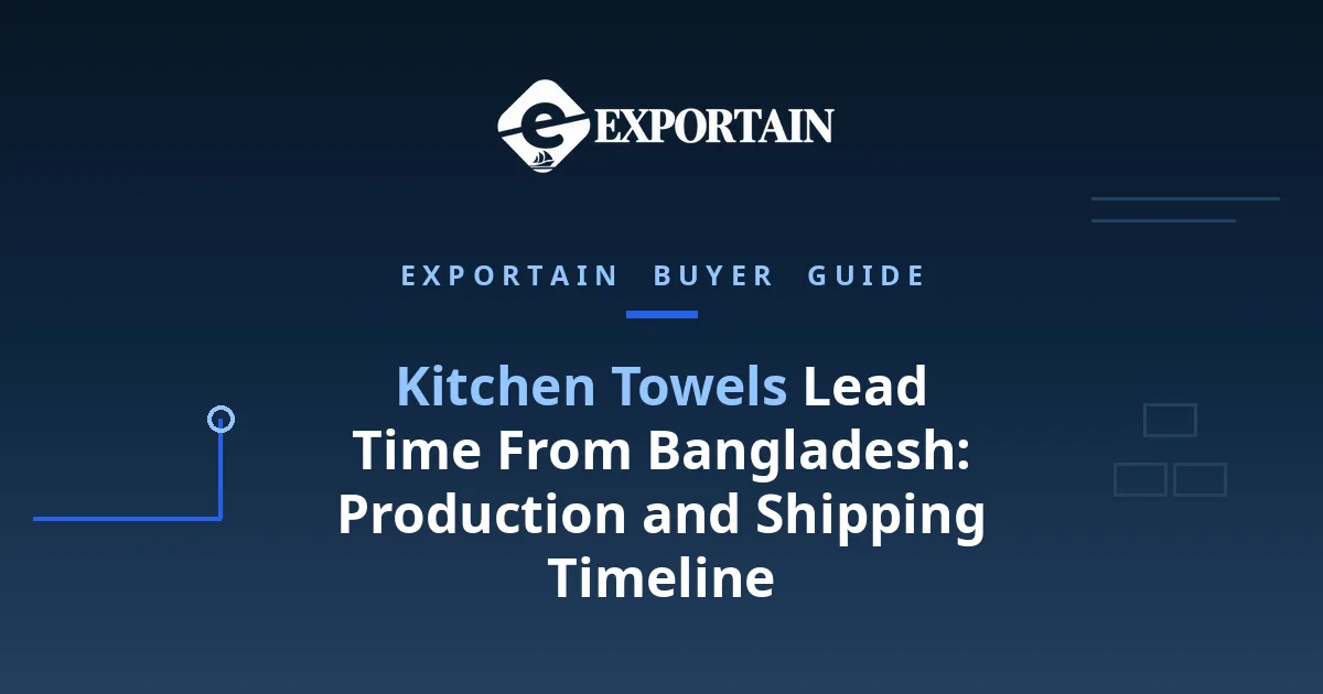 Kitchen towels prepared for export in a clean, modern Bangladeshi production and packing facility