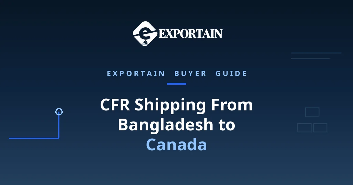 CFR Shipping From Bangladesh to Canada – a container ship being loaded by gantry cranes at Chittagong port at golden hour.