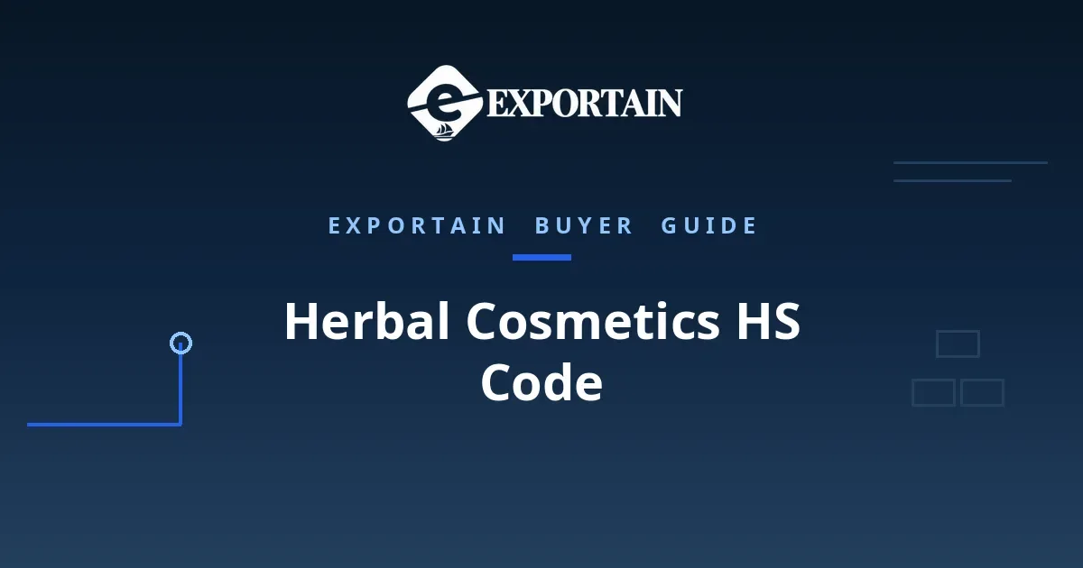 Navy title card: Herbal Cosmetics HS Code, why botanical ingredients do not decide it