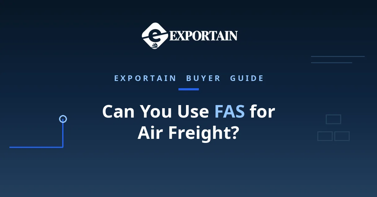 Navy title card: Can You Use FAS for Air Freight?