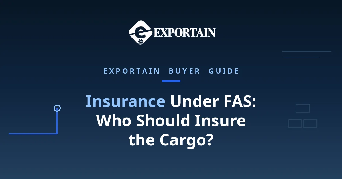 Navy title card: Insurance Under FAS, who should insure the cargo