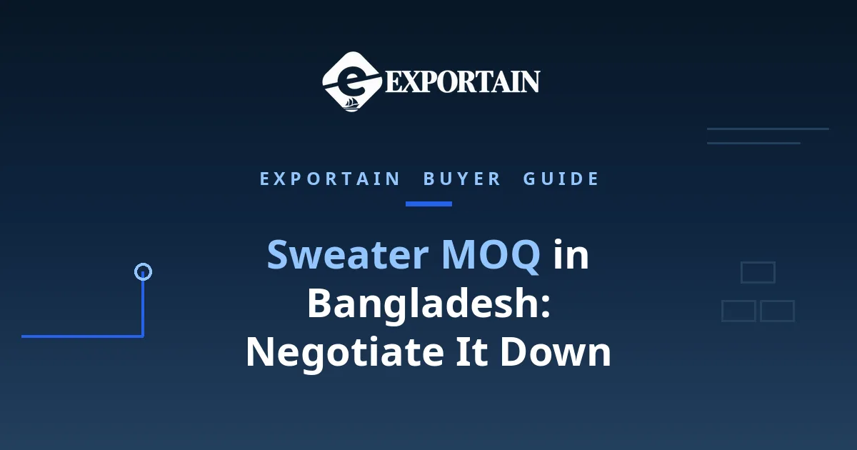 Navy title card: Sweater MOQ in Bangladesh, gauge, dye lots and negotiation levers