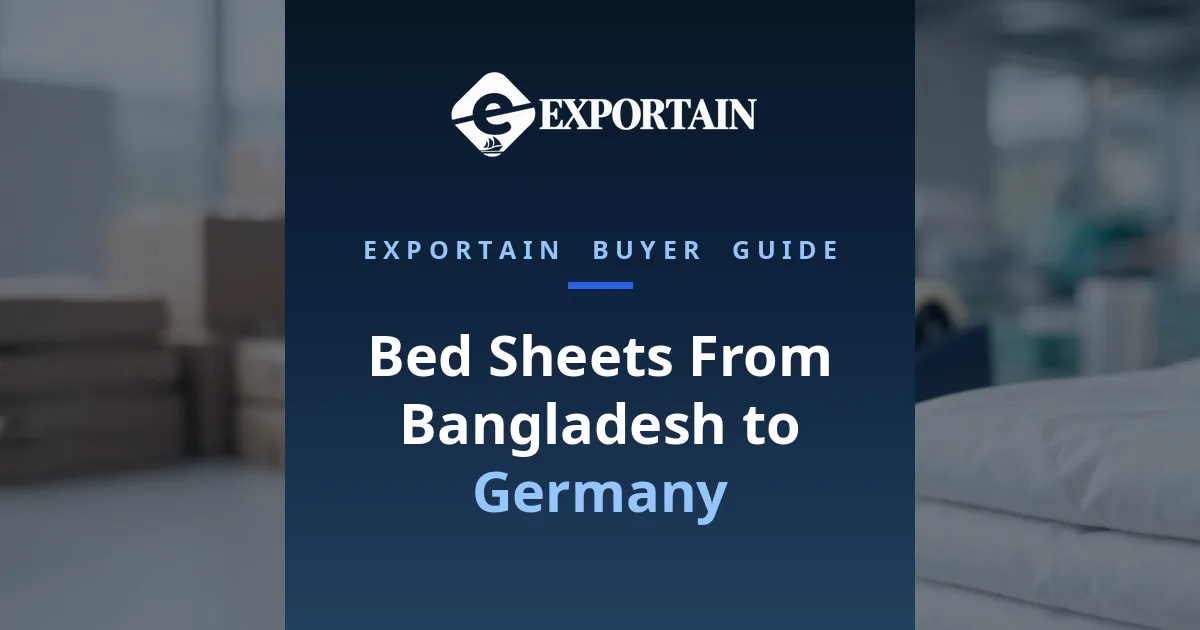 Bed Sheets From Bangladesh to Germany – bed sheets prepared for export in a clean, modern facility