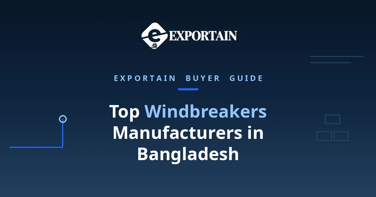 Top Windbreakers Manufacturers in Bangladesh – windbreakers prepared for export in a clean, modern facility