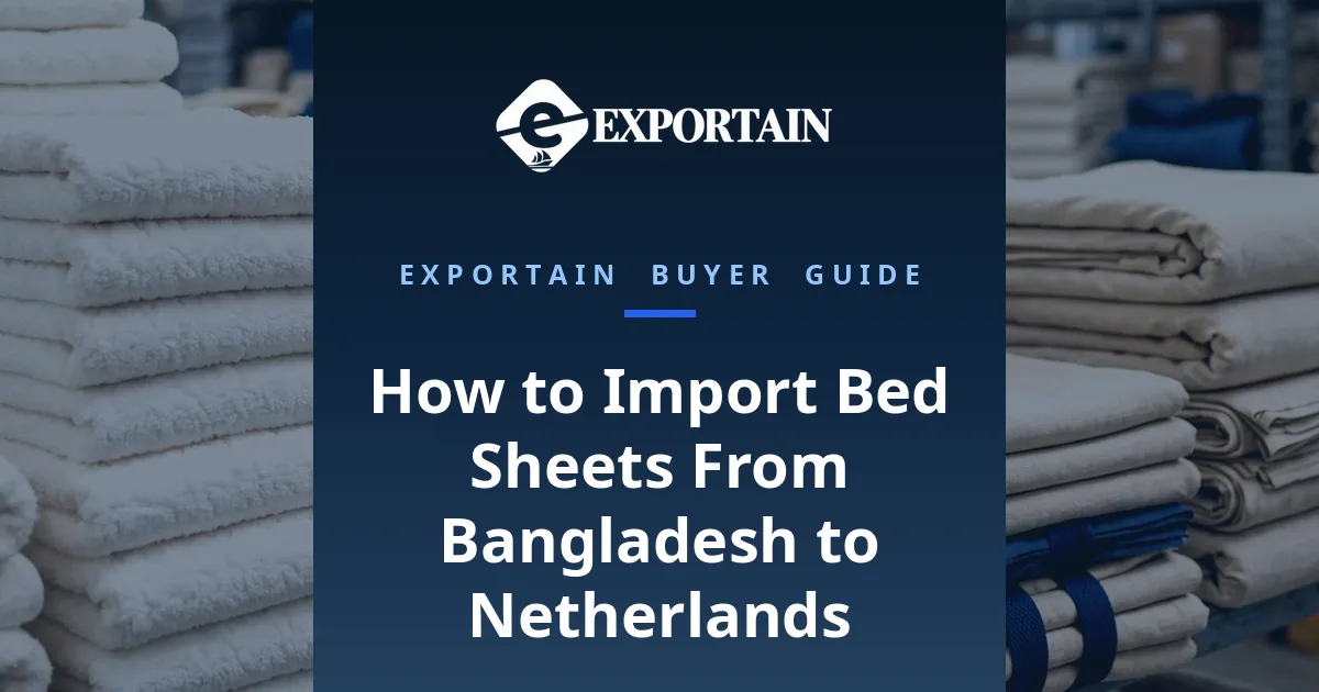 How to Import Bed Sheets From Bangladesh to Netherlands – stacks of fluffy terry towels and folded bed linen