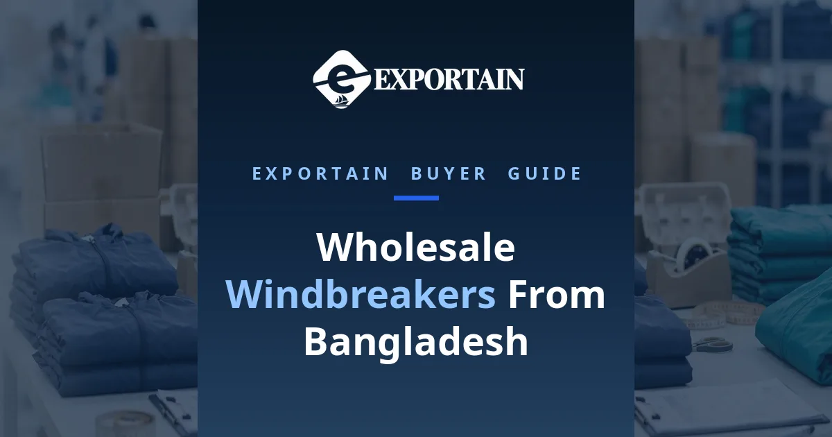 Wholesale Windbreakers From Bangladesh – windbreakers prepared for export in a clean, modern facility