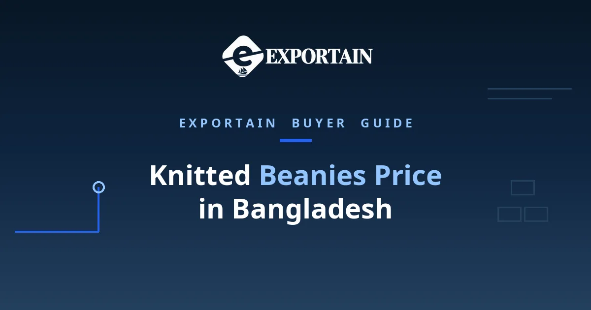 Navy title card: Knitted Beanies Price in Bangladesh, with Beanies Price highlighted
