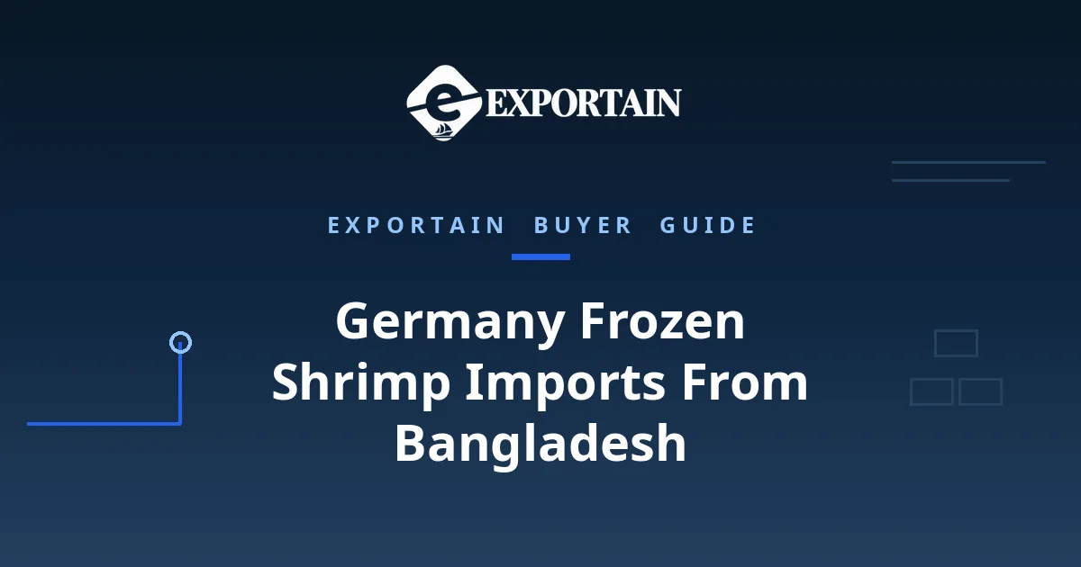 Navy title card: Germany Frozen Shrimp Imports From Bangladesh