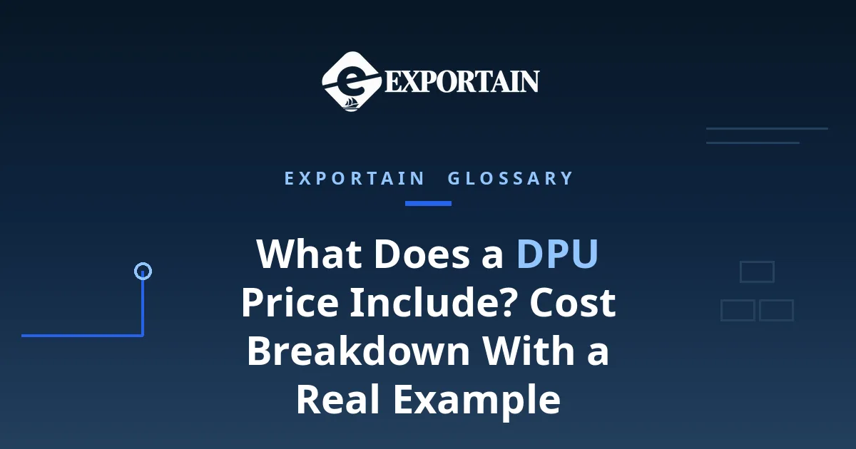 Navy title card: What Does a DPU Price Include, with DPU Price highlighted