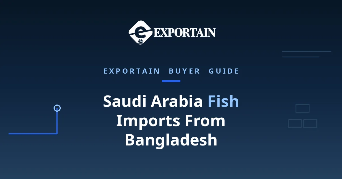 Navy title card: Saudi Arabia Fish Imports From Bangladesh