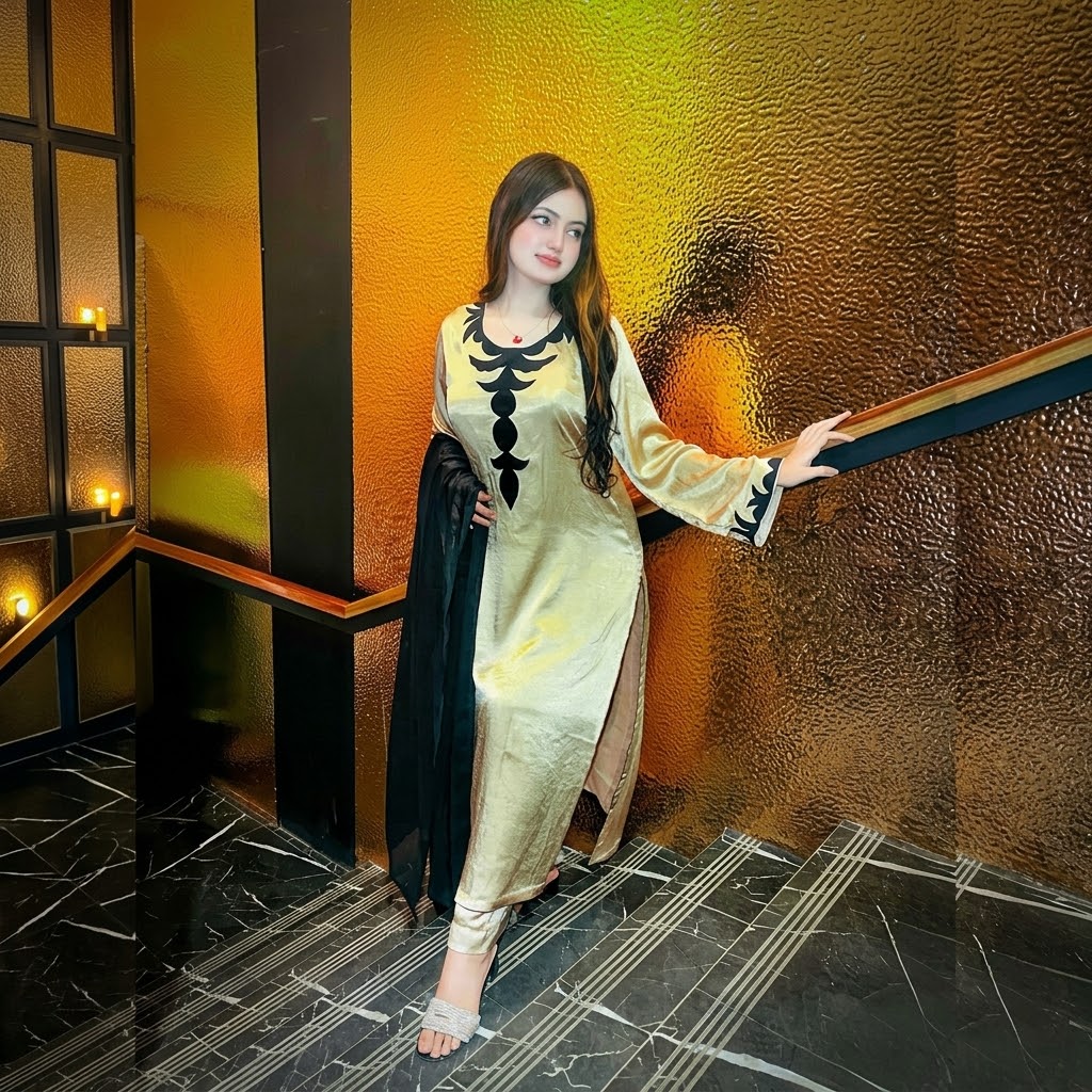 Exclusive Embroidered Silk Salwar Kameez Suit, video 5